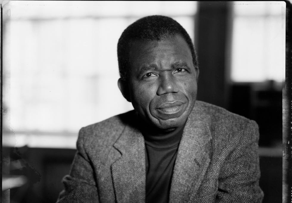 chinua achebe in new york city on march 6, 1988