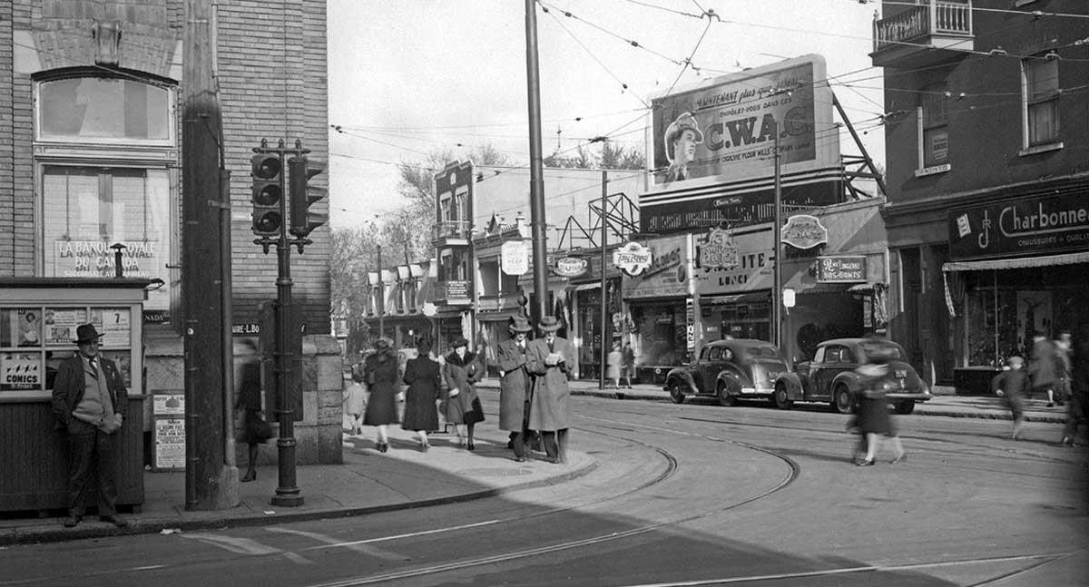 intersection montreal 1943