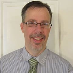 Christopher Sullivan, a creative writing and English adjunct instructor at SNHU.